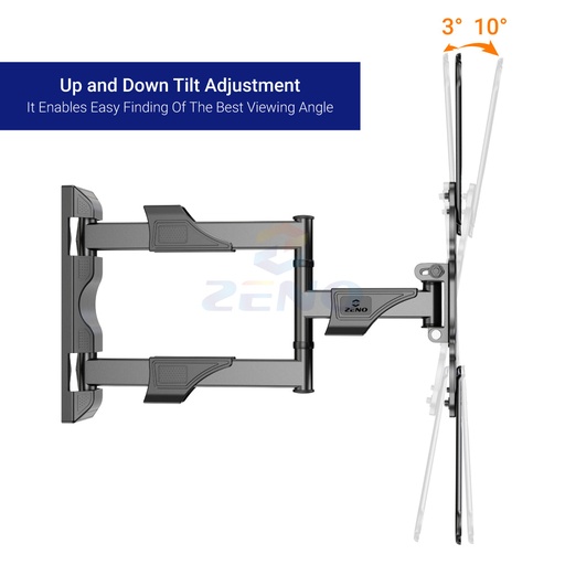 [86477] ZENO 32-58 Flat Panel Tilt TV Wall Mount