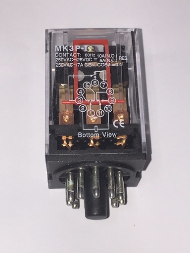 [86561] Relay 11-Pin DC24V 10A MK3P