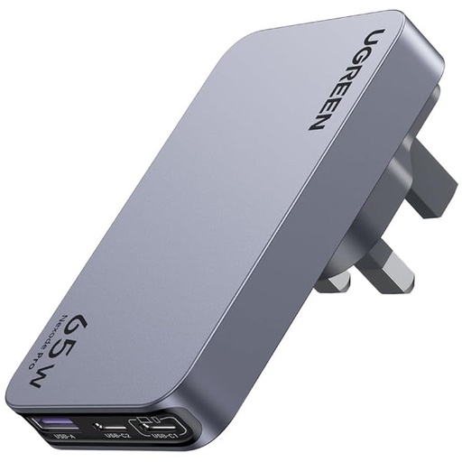 [86593] UGREEN Nexode Pro 65W 3-Port GaN Ultra-Slim Fast Charger