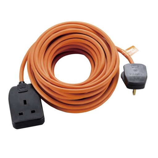 [86603] Masterplug Heavy Duty 13A Single Socket Extention Plug - 10M