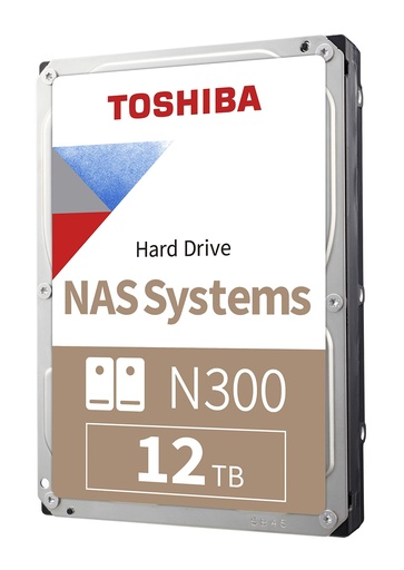 [86634] Toshiba 3.5" SATA NAS N300 12TB 7200RPM 512MB