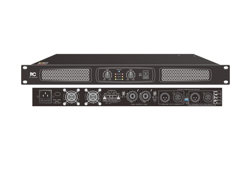 [86664] ITC 2 Channel Professional Amplifier, Stereo@8Ω: 500W×2 Stereo@4Ω: 850W×2 Bridged @8Ω: 1700W