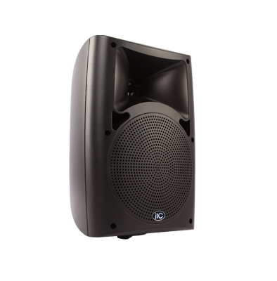 [86666] ITC 6"+1.5" Two way wall mounted  speaker,60W, 100V, ABS body, plastic grill, metal brackett, black