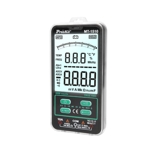 [86760] ProsKit MT-1510 True RMS Card-type Large Display Smart Profesional Multimeter