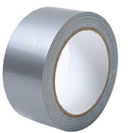 [86791] Silver Duct Tape Outdoor Waterproof Repairs Tear by Hand, 50mm x 50m