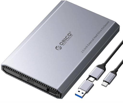[86805] ORICO 2.5 inch Type-C 6Gbps Aluminum SATA HDD/SSD Enclosure