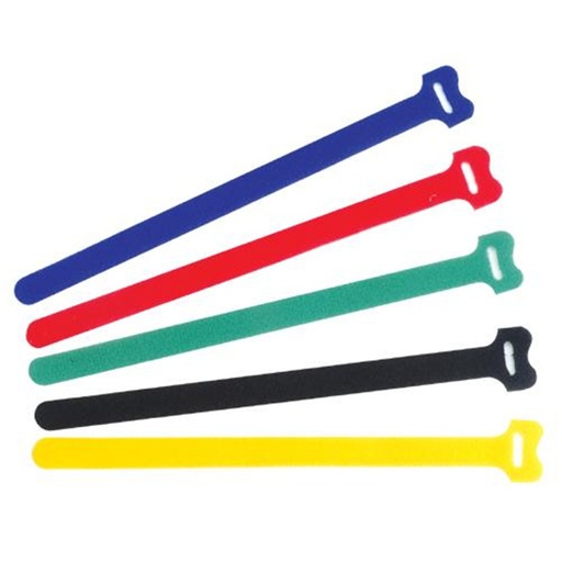 [86834] Velcro Cable Tie-8" Assortment (15pcs/pack)