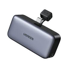 [86861] UGREEN 5000mAh Power Bank with Built-in USB-C Connector