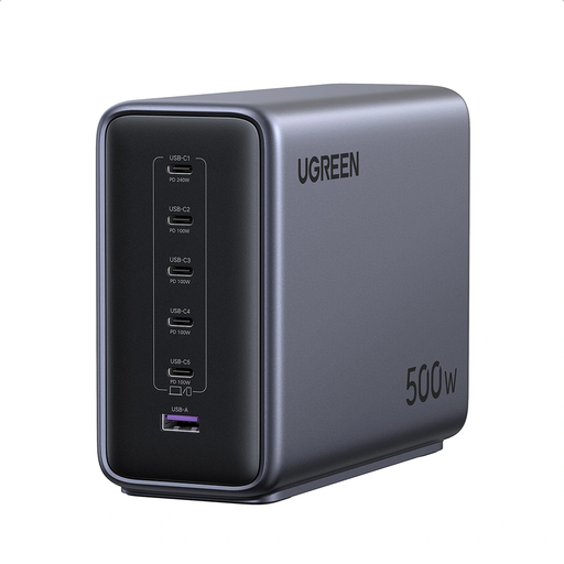 [86867] UGREEN 500W 5C1A GaN Desktop Fast Charger