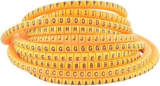 [86930] Cable Markers EC-2(A/B/C)*1, Yellow