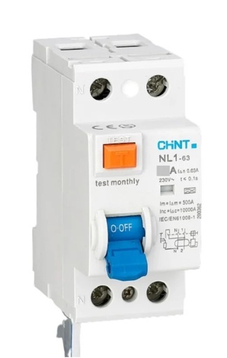 [86970] Chint RCCB 4 Pole, AC Type, 40A, 30mA