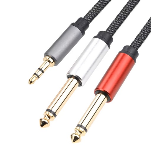 [87042] S.WIELER 3.5TRS To 2x6.35 TS Cable - 5M