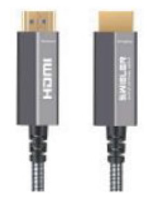 [87062] S.WIELER Fiber HDMI 2.0 Armoured Cable - 50M