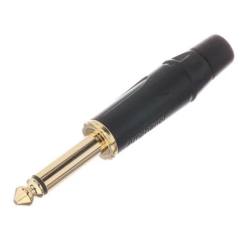 [87069] S.WIELER 6.35 TS Mono Golden-Plated Copper Plug