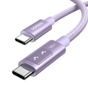[87021] UGREEN Uno USB-C to USB-C PD 100W Fast Charging Cable Purple 1m