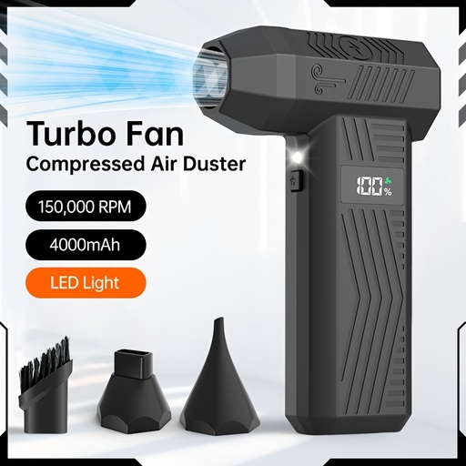 [87143] Mini Air Jet Blower Gun, 3 Speeds, 130000 RPM