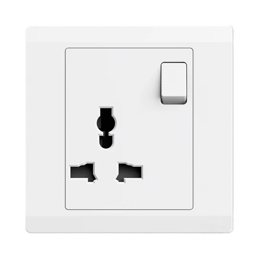 [87148] Siase 250V 1Gang 13A Switched Universal Socket