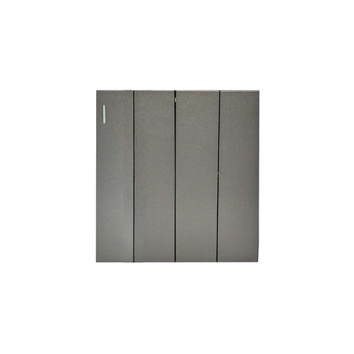 [87157] Siase 4 Gang 2 Way Switch - Grey