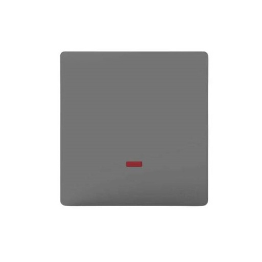 [87162] Siase 1 Gang 20A DP Switch With Indicator - Grey