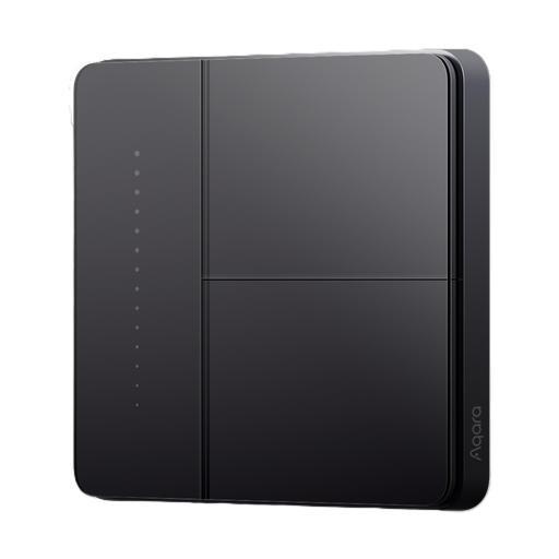 [87200] Aqara Wall Switch Z1 Pro Double Rockers Black