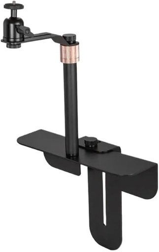 [87268] Bed Sofa Projector Stand, Height Adjustable Projector Mount Base, 360° Rotation, Universal Bedside Bracket