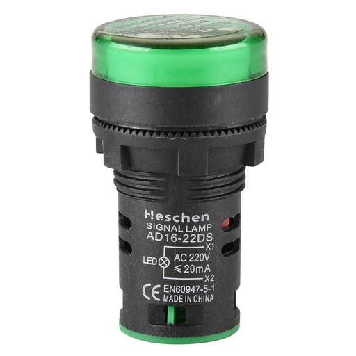 [87289] Indicator Light - AD22-22DS Green, DC24V
