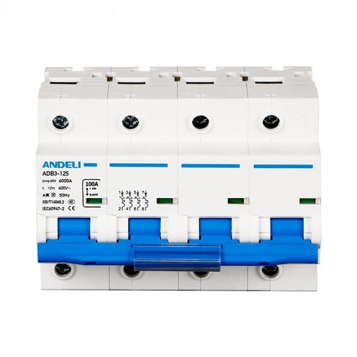 [87309] Miniature Circuit Breaker MCB ADB3-125 - 4P 100A