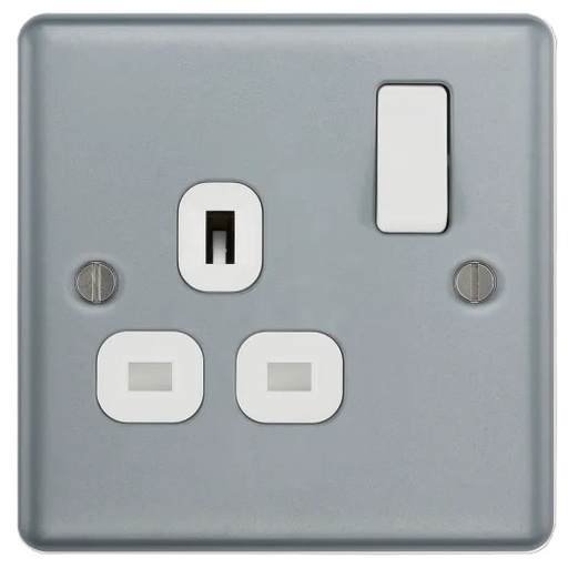 [87380] BG - British General Metal Clad MC521 13A Socket with Switch 1G