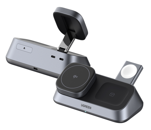 [87438] UGREEN 3-in-1 Magnetic Wireless Charger (QI2) UK