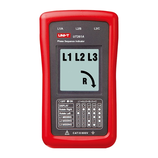 [87451] UNI-T UT261 Series Phase Sequence and Motor Rotation Indicators